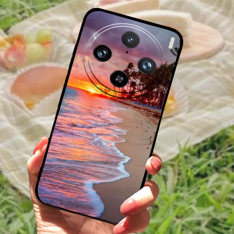 Etui do vivo X100 Pro Pokrowiec do vivo X100 Silikonowe Miękkie Marmurowe Czarne Zderzak Funda Coque dla vivo X100Pro X 100 Ochronna Obudowa