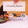 Fashionable Halloween Pumpkin Black Cats Dangle Earrings Festival Charm Syurdy Alloy Jewelry Accessory for Parties