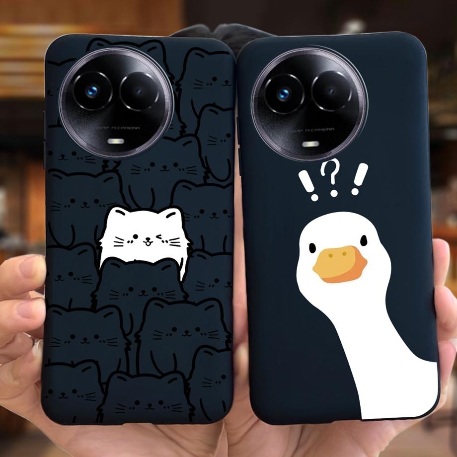 For Realme 11x Case Realme 11 5G Taiwan Cover Soft Silicone Bumper Protective Luxury Print Back Cases For Realme11x  11 x Funda
