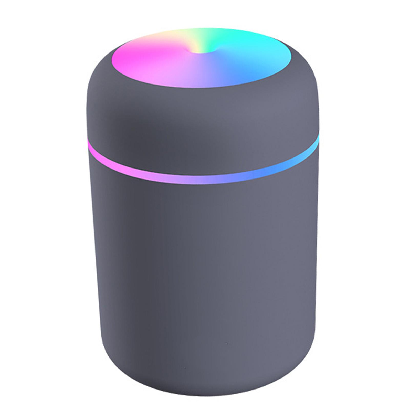 Portable   Humidifier with Colorful Light Quiet USB Desktop Humidifier for Car   Home Travel