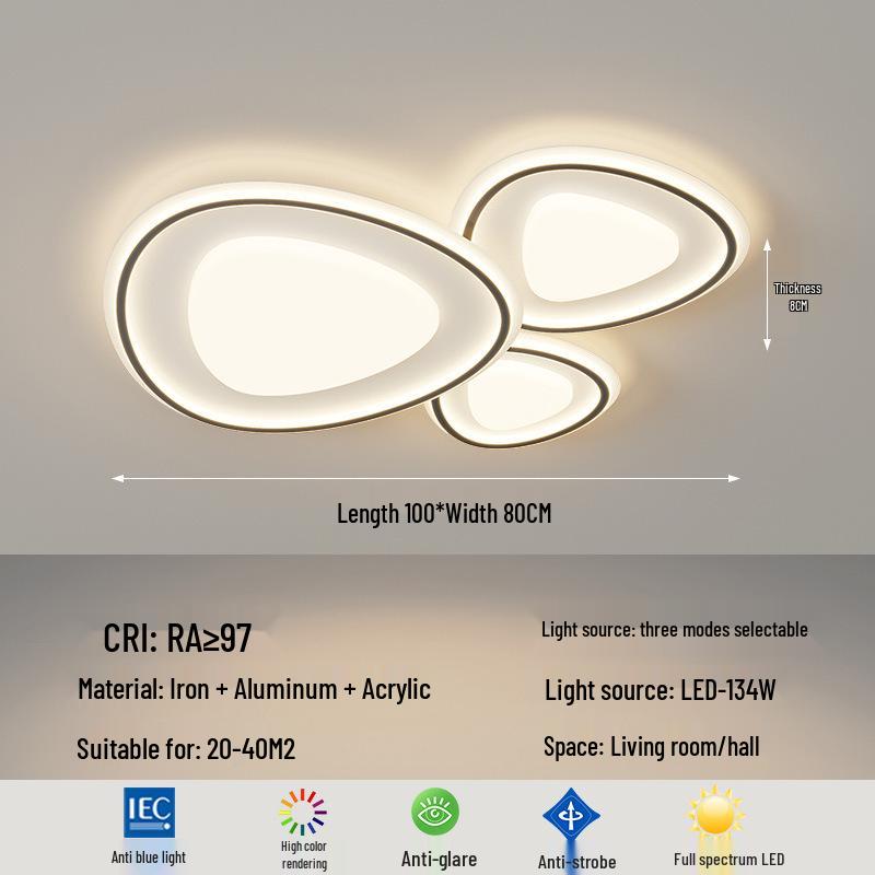 Smart Nordic LED Cloud Ceiling Light - Modern Minimalist, Eye-Protecting for Bedroom, Living Room, Dining Room