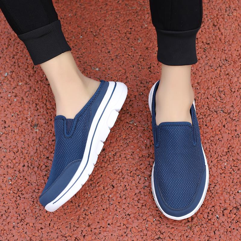 Men and Women's Slippers Mesh Air -breathable EVA Ultra -light Convenience Home Slippers Women's Large -scale Slippers