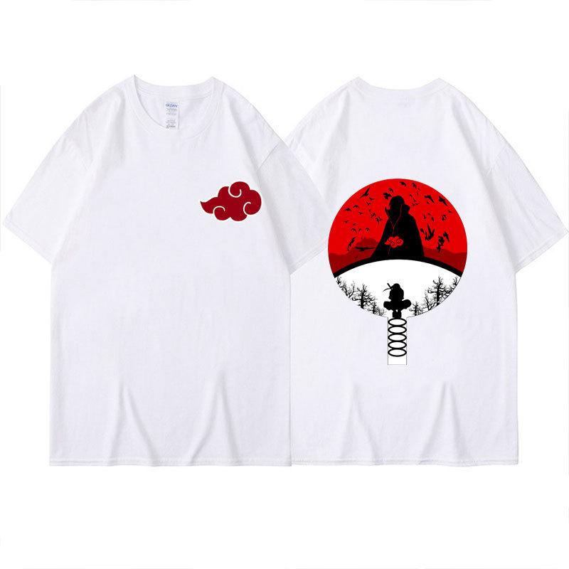 Anime Uchiha Itachi Printed Short-sleeved T-shirt Unisex Casual T-shirt Summer Couple's Top