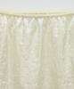 SALON DE YOHN Banding Lace Satin Skirt_ Butter