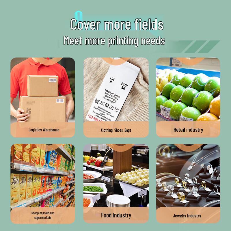 Deli DL-820T Thermal Transfer Label Printer