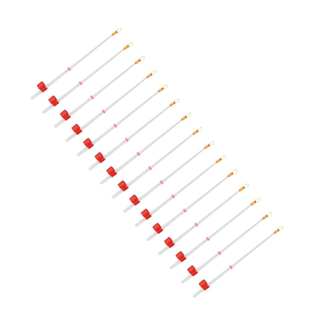 15pcsset Mini Winter Ice Fishing Rod Top Tip Durable Extension Rods Fishing Tackle Fishing
