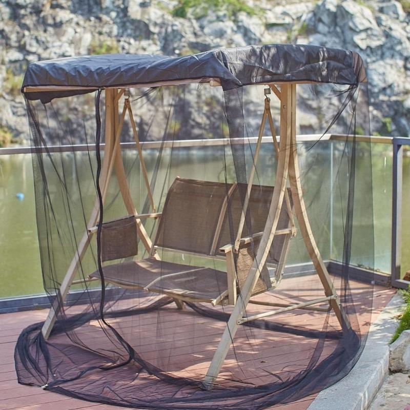 Portable Swing Garden Mosquitoes Net Suitable for Outdoor Camping Hiking Travel Easy Setups Polyester Tear Resistant