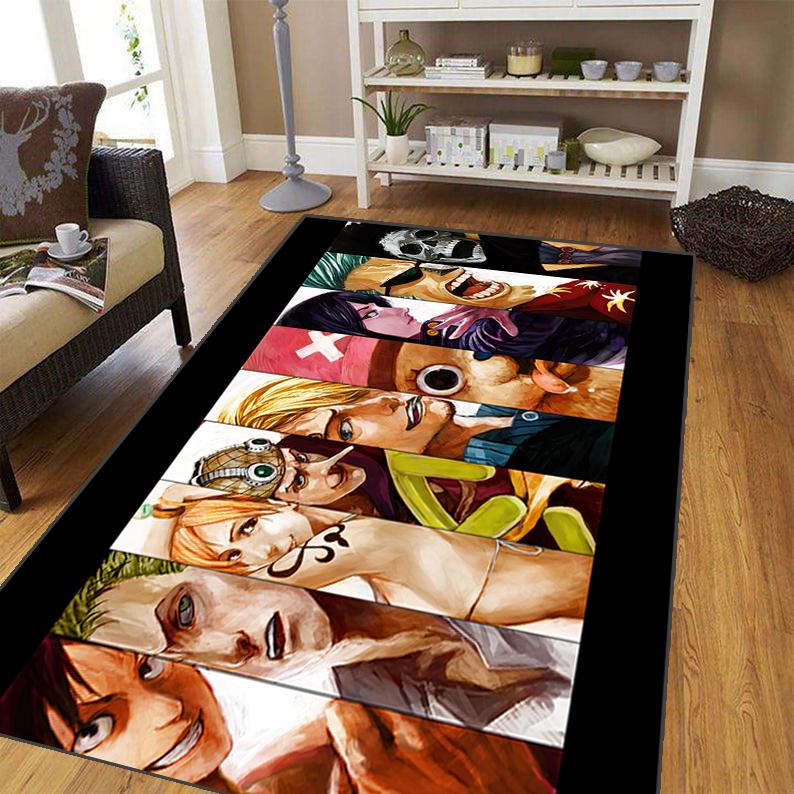 Japanese Anime Carpet for Living Room,Soft Flannel Rug for Bedroom ,Anti-Slip  BATHROOM Mat,  Baby Play Mat,large Aircraft Rug