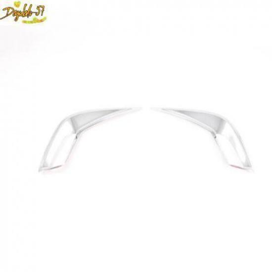 For Toyota Corolla Cross - Chrome Rear Fog Lamp Light Cover Trim 2pcs