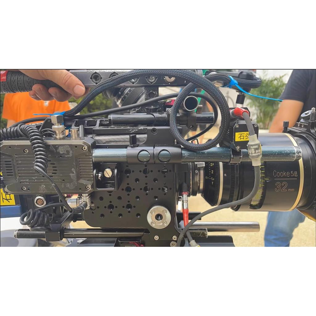 HangTon 19mm Rod Clamp Mounting Bracket for Sony ARRI RED Camera Lens Motor Wireless Screw Follow Focus 3/8" (Black)
