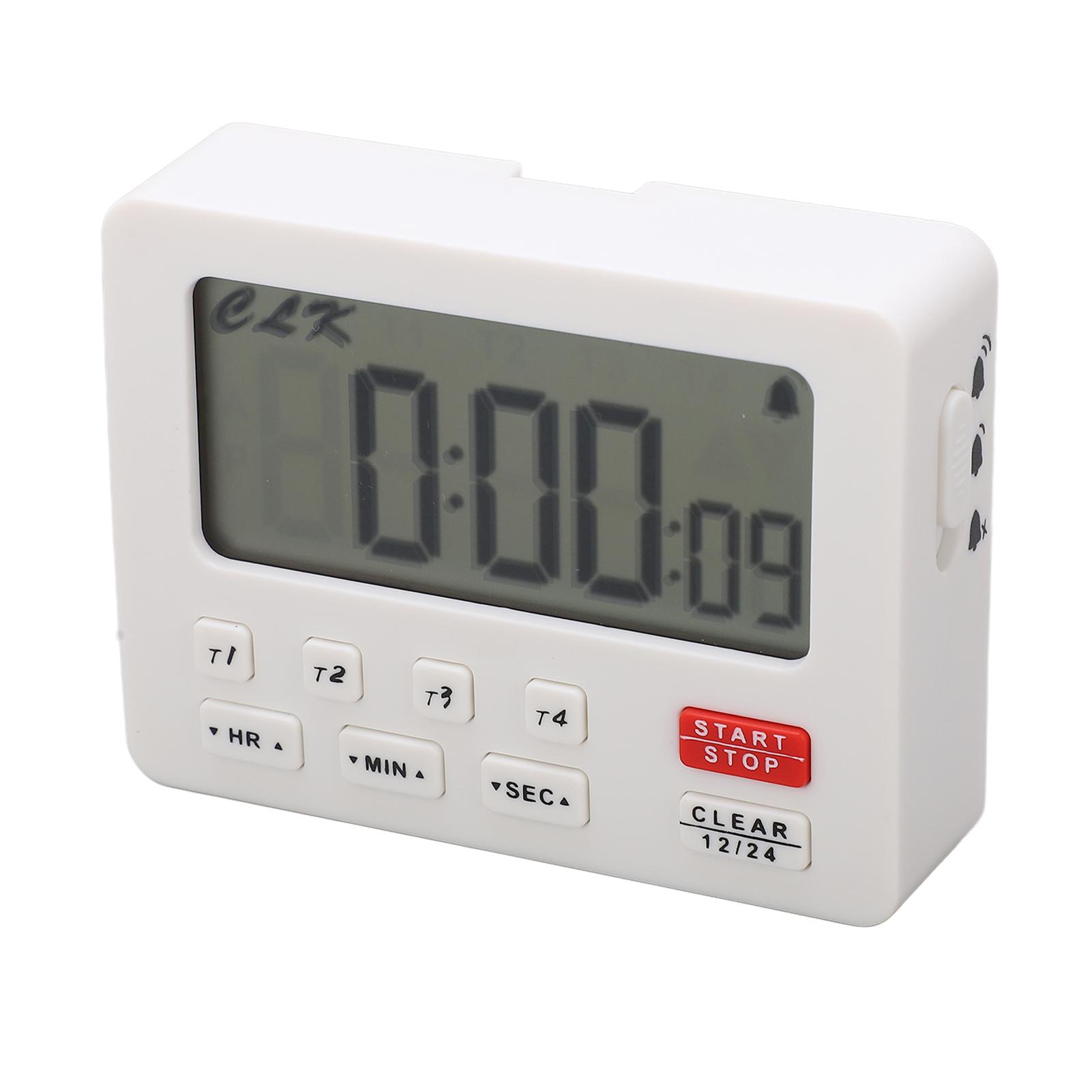 Таймер для фургона LCD Многоканальный Водонепроницаемый Пылезащитный ABS Большой экран Цифровой таймер для кухни фургона для квадроцикла 3В