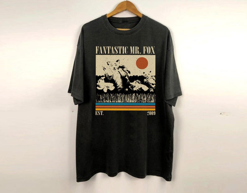 Fantastico Mr Fox Camicia Fantastico Mr Fox Maglietta Retro Vintage Camicia Regali Per Lui Regali Di Natale