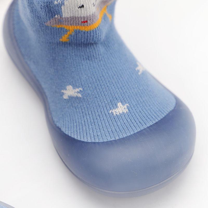2023 Autumn Baby Walker Shoes: Soft Sole Breathable Floor Socks, Anti-Fall Heel, Trendy Cartoon Design