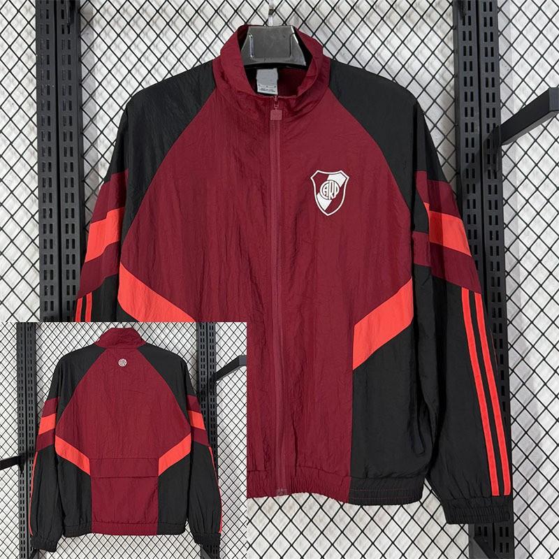 Mens Windproof Outdoor Sport Jacket Long Sleeve V-Neck Thick Lightweight Training Coat Running Hiking Football