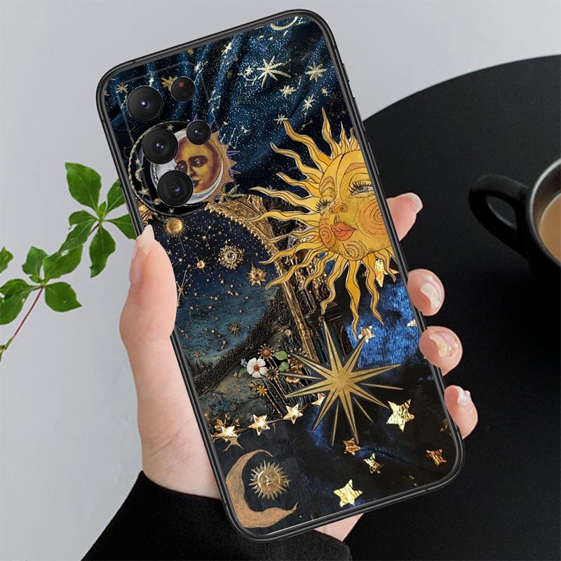 

Эстетичный чехол для телефона с Луной и Солнцем Для Samsung Galaxy A55 A16 A56 A36 A23 A35 A15 A53 A54 A33 A34 A25 A05S A52 A52S A14 A13 A71 A53 5G