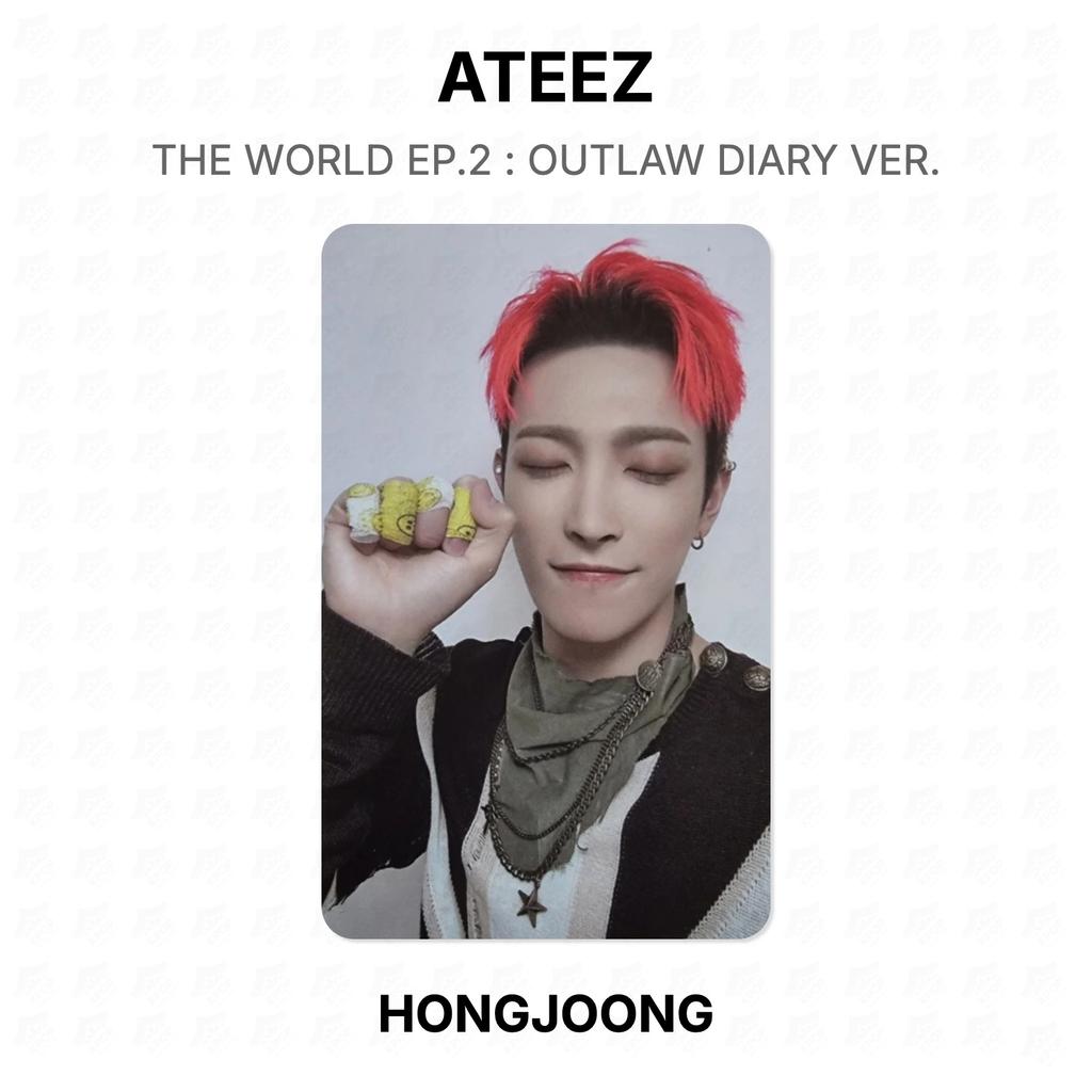 ATEEZ THE WORLD EP.2 : OUTLAW DIARY VER. Official Photocard