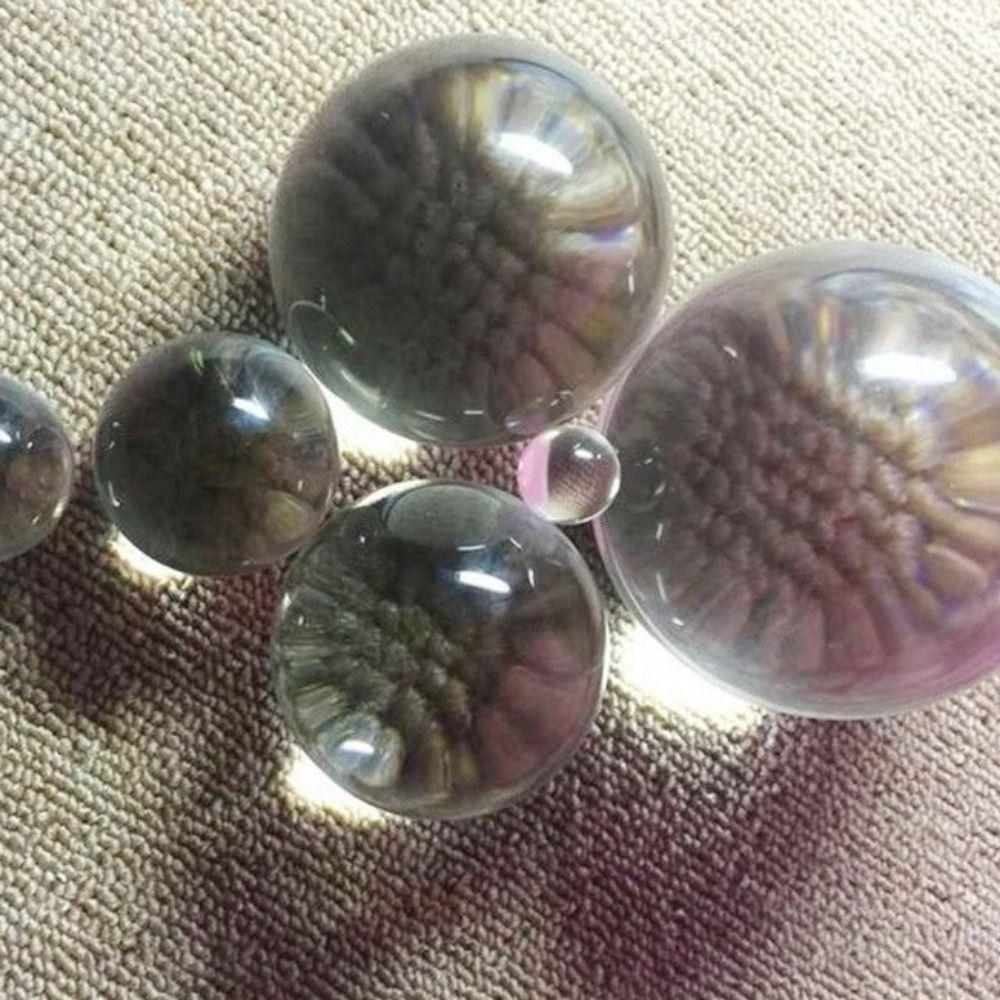 Round Crystal Glass Ball Transparent Feng Shui Sphere Crystal Decorative Balls Wedding Party Decor