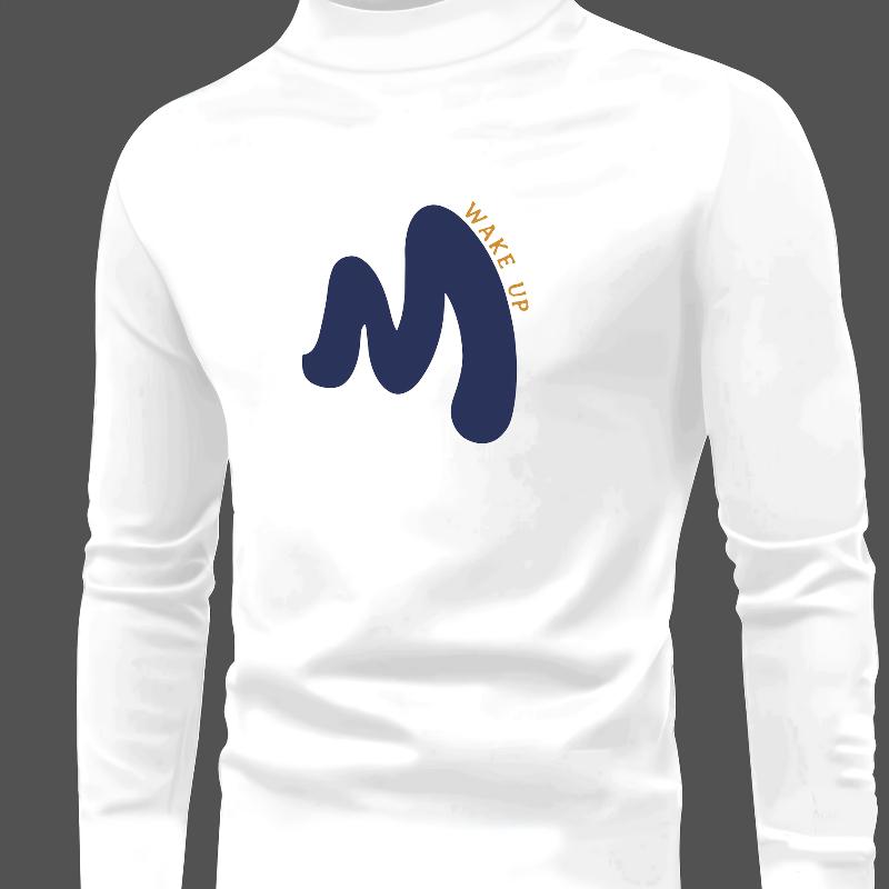 Slim Fit Long Sleeve Tee, Breathable Mesh Side Panels, Solid Dark Blue, Gym & Post-Workout S