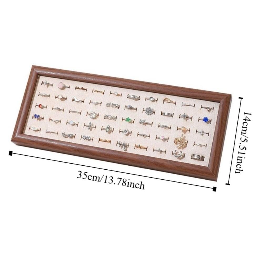 Velvet Fashion Jewelry Trays 50 Slot Stud Earrings Storage Rack Jewelry Storage Pallet  Show Case