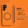 Ultra Thin Hard PC Magnetic Frameless Case for Magsafe Samsung Galaxy S25 Ultra S24 S23 S22 S21 S20 FE Plus Note20 Scrub Cover