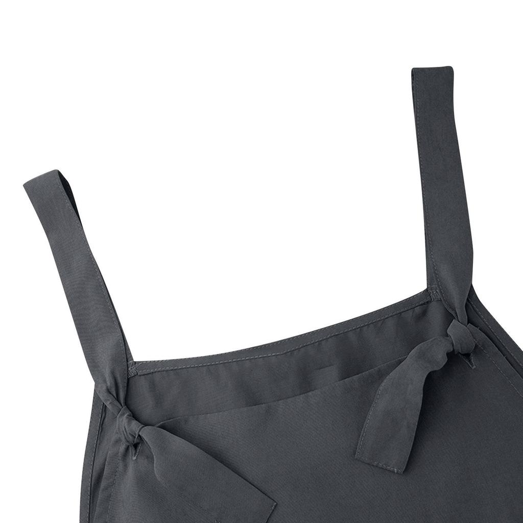 Women's Solid Color Suspenders Casual Pants - 9626#