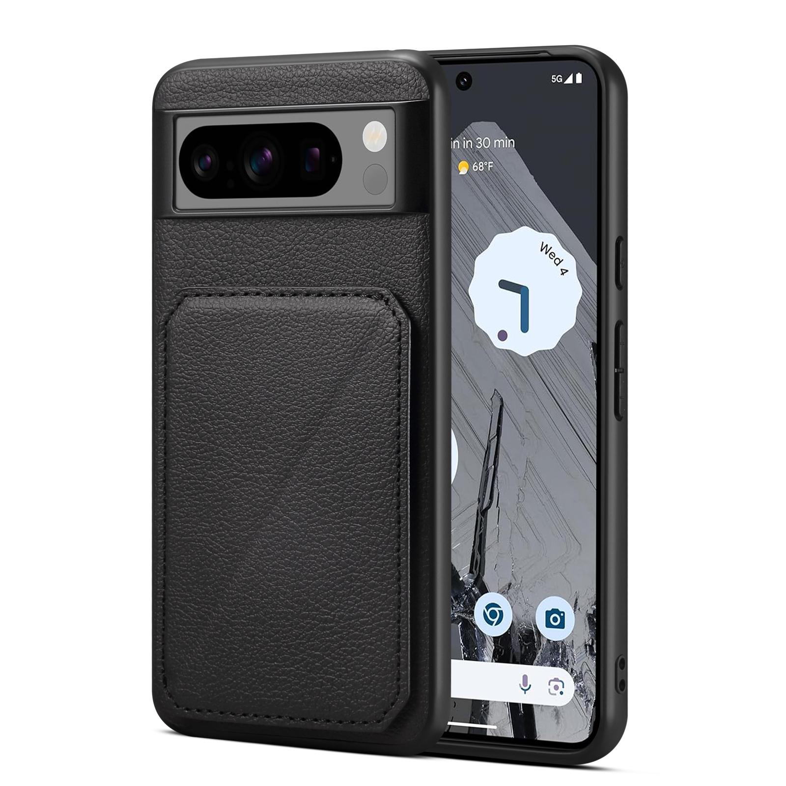 

EUCAGR Shockproof Wallet Phone Case Holder Leather Magnetic Pocket Cover For Google Pixel 10 9Pro 8 7 6 Pro 6A 7A Pixel 8Pro 8A Pixel 10 чорний