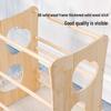 Solid Wood Multi-Layer Pet Bunk Bed: Cat Nest & Small Dog Hammock