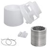 Indoor Dryer Vent Set Filter 3 In 1 Filter Bucket with Ducting Hose Replacement Part for Electric Dryer Accessories