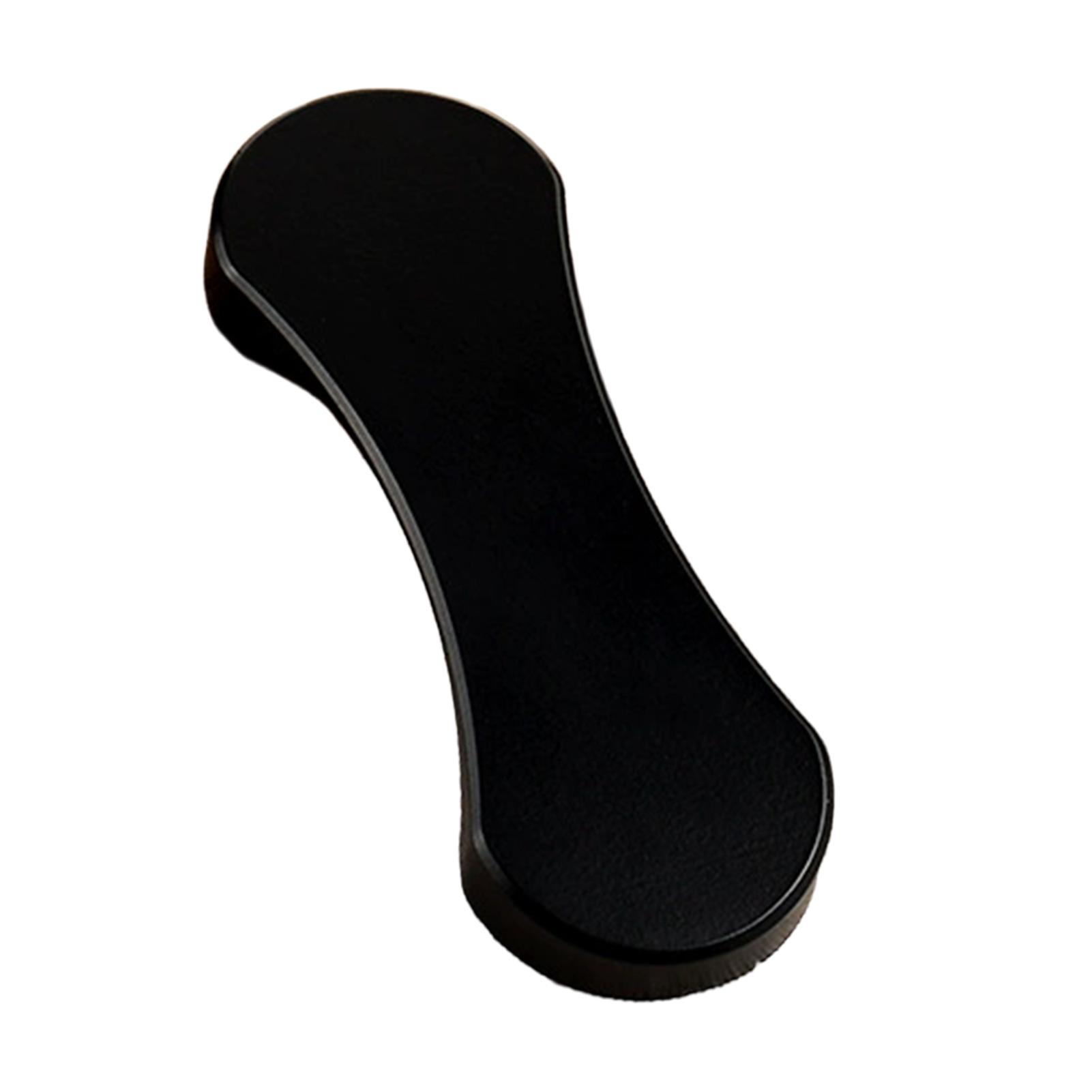

Aluminum Alloy Self-adhesive Invisible Door Handle No Drilling Strong Stick For Wardrobe Cabinet Drawer And Glass Door For Home чорний
