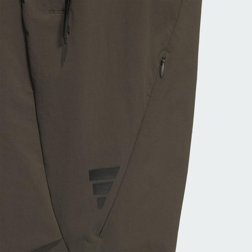 Adidas FW24 Pre Woven Tracksuit Bottoms Series Comfortable Versatile Sports Solid Color Casual Pants Men Bottoms Dark-Olive-Green JN3482