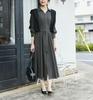 ROPE PICNIC Long Sleeve Dress Available in 3 Sizes Women's Shirt-Conscious (GDE54150, Charcoal, 06)