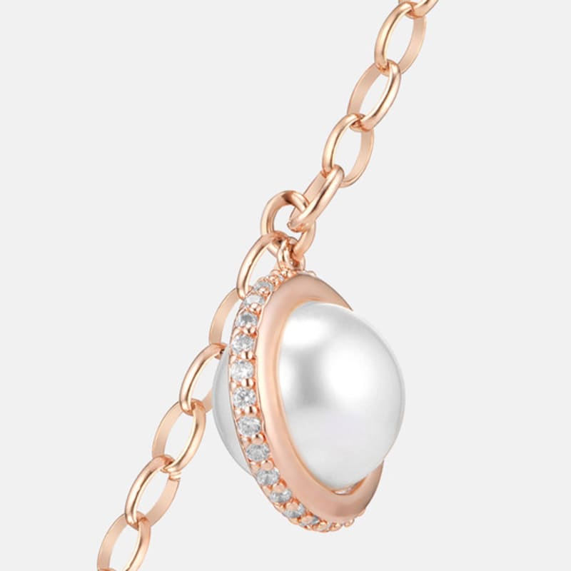 METROCITY JEWELRY 1992 PERLA Sterling Silver Rose Bracelet A251SB2754RPH