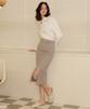 Leobeucham [Jennet Pencil Skirt_Grey Beige] Jennet Pencil Skirt_Grey Beige
