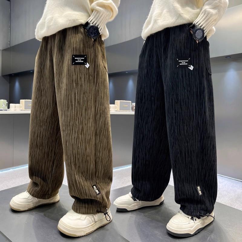 Boys’ Trousers: New Autumn/Winter Collection – Casual Trousers for Older Children, Children’s Straight-Leg Trousers, Corduroy Trousers