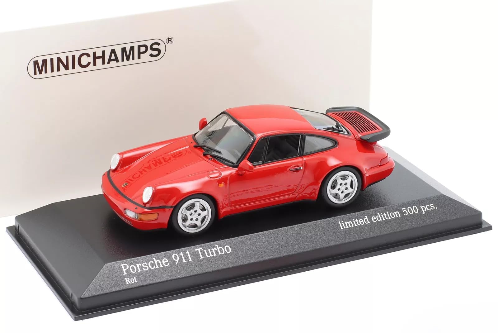 Minichamps 1/43 scale Porsche 911 (964) Turbo 1990 (Red) Limited Edition of 500