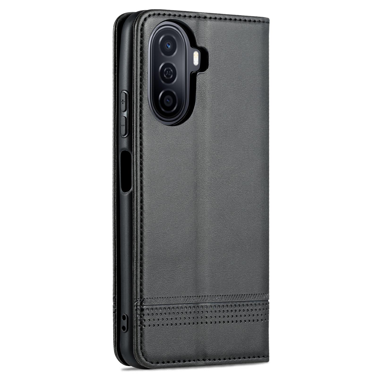 

Роскошный магнитный адсорбционный кожаный чехол для Huawei Nova Y70 plus Y 70 флип-чехол защитный чехол Nova Y70 capa fundas Nova Y70&Only Case