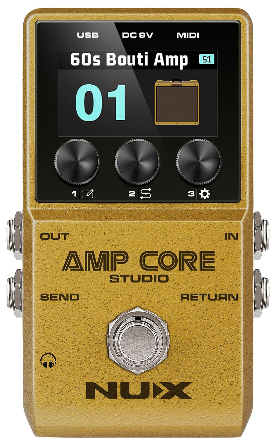 

NUX Amp Core Studio Compact Effects Modeler Pedal/Amp
