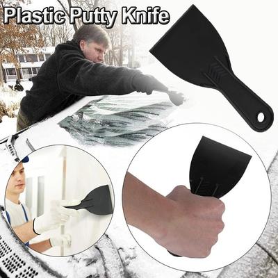 Plastic Putty Knife Set Plastic Putty Knives Flexible Paint Scrapers Tool Plastering Tool  for Patching,Spackling,Wallpaper