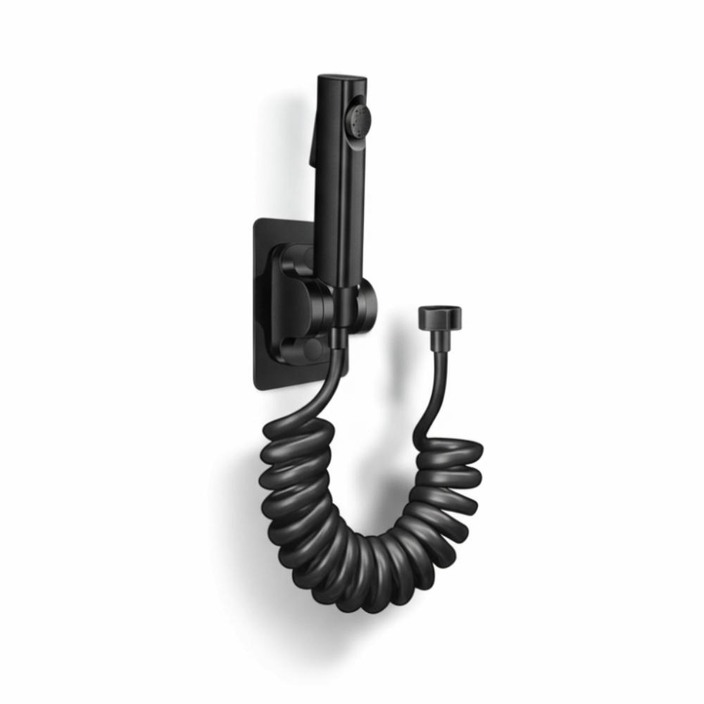 

ABS Handheld Bidet Sprayer Self Cleaning Handheld Shower Head Bathroom Toilet Cleaning чорний