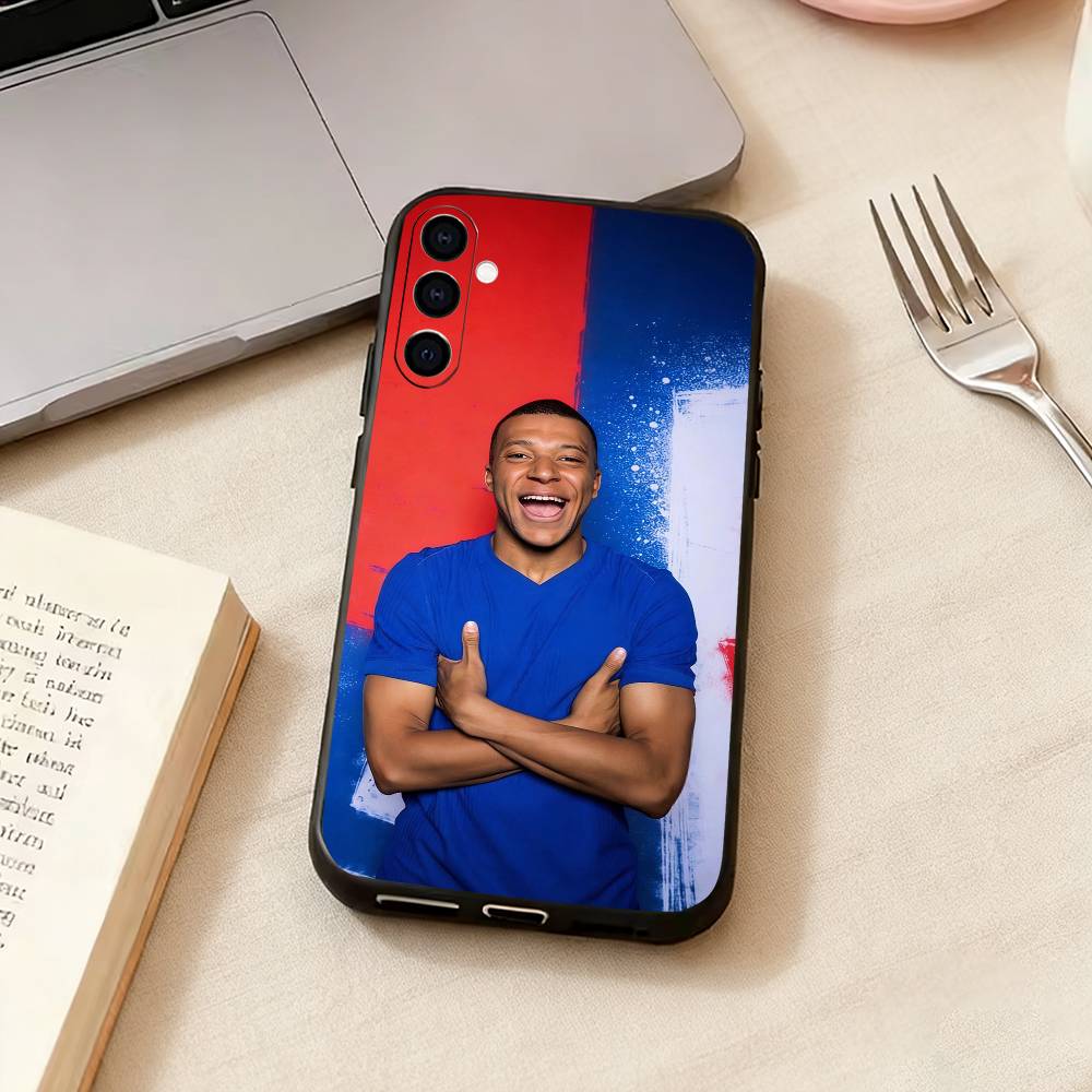Fußballstar m -MbappeS-s   Handyhülle Für Samsung Galaxy A73,A72,A71,A70,A53,A52,A51,Weiche Silikon-Schwarze Abdeckung
