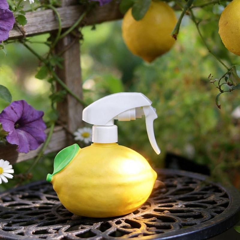 Lemon Shape Watering Can Hand Pumps Sprayer for Indoor Outdoor Use With Safety Valves and Detachable