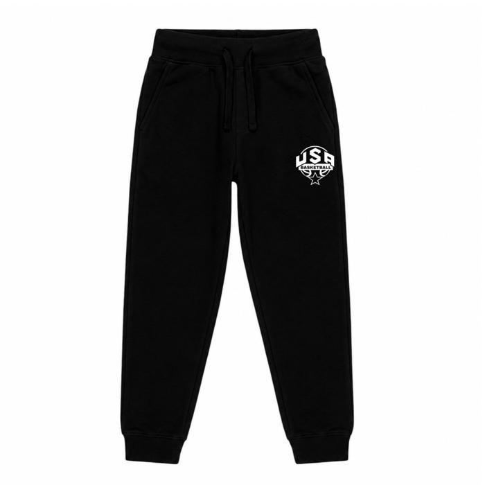 Kids' White Basketball Jogging Suit - White