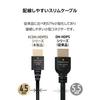 ELECOM HDMI Cable 1m Thin Premium 4K2K(60Hz) [Premium HDMI(R) Cable Standard Certified] 18Gbps for TVs, PCs, Game Consoles, etc. eARC Black ECDH-HDPES