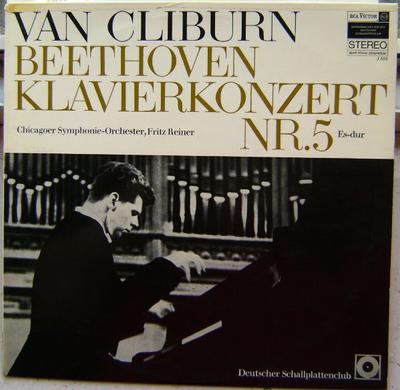 LP Record VAN CLIBURN, LUDWIG VAN BEETHOVEN,  - Klavierkonzert Nr.5 Es-Dur SBR692 RCA Victor 1972 Germany Classical Used