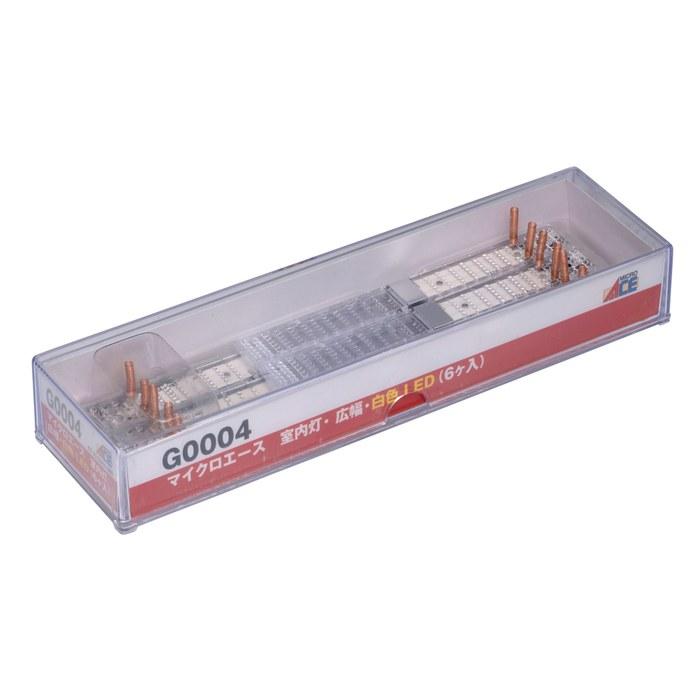 Micro Ace N Gauge Interior Lights, Wide Type, White LED, 6-piece set G0004