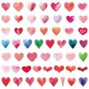 50 Valentine's Day Love Doodle Stickers Luggage Laptop Skateboard Mobile Phone Waterproof Decorative Stickers