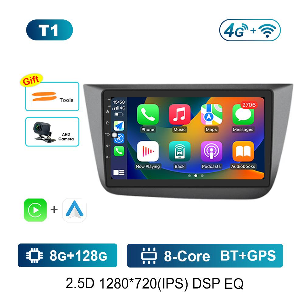 Android Intelligent System Navigation GPS for Seat Altea 2004 - 2015 Car Radio Multimedia Player 4G Head Unit WiFi IPS Screen