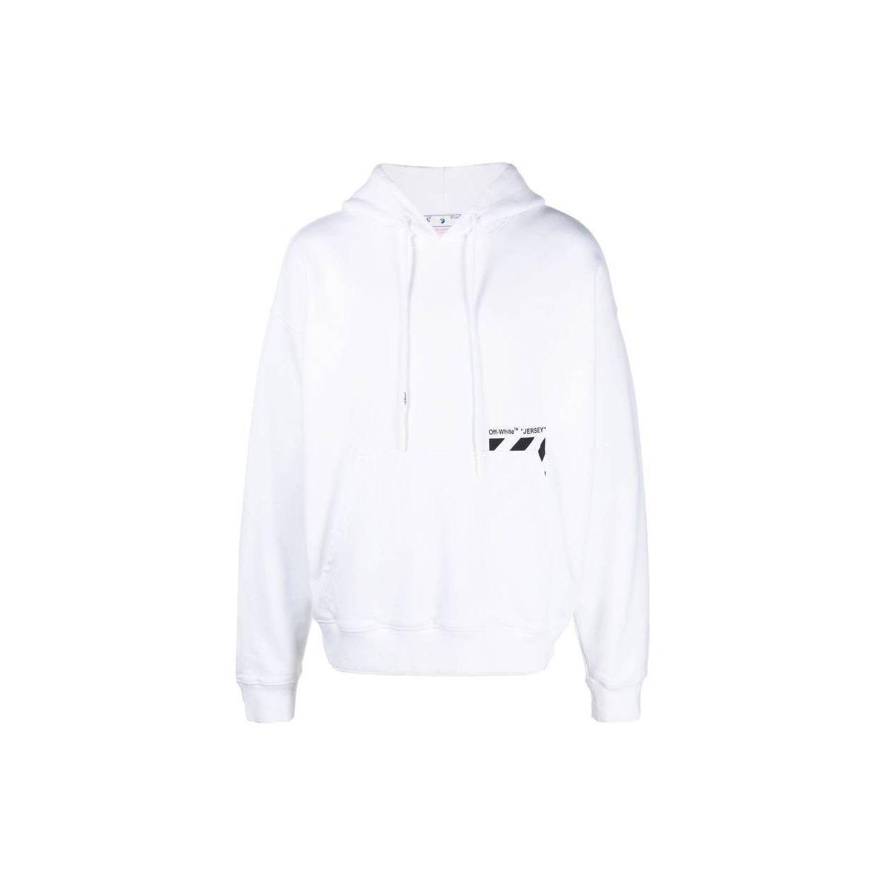 

Off-White Толстовка с капюшоном Diag Skate белая/черная мужская уличная одежда OMBB085C99FLE0050110 M