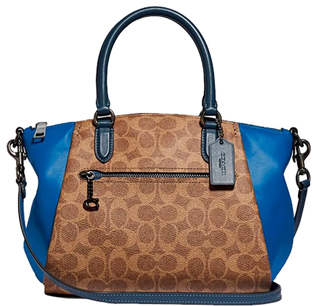 

Сумка 2 в 1 Сумка через плечо Сумка-тоут Ellis Color Block Signature Canvas 1035 V5RAV Коричневый Темно-синий [Coach] Женская (Выход) [Элемент]