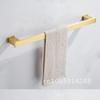 Space Gold Brushed Aluminum Towel Rack Bathroom Wall Bathroom Hardware Rack Towel Storage Holder Mounted Towel Pendant
